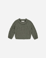 Cable-Knit Sweater || Forest by Rylee + Cru