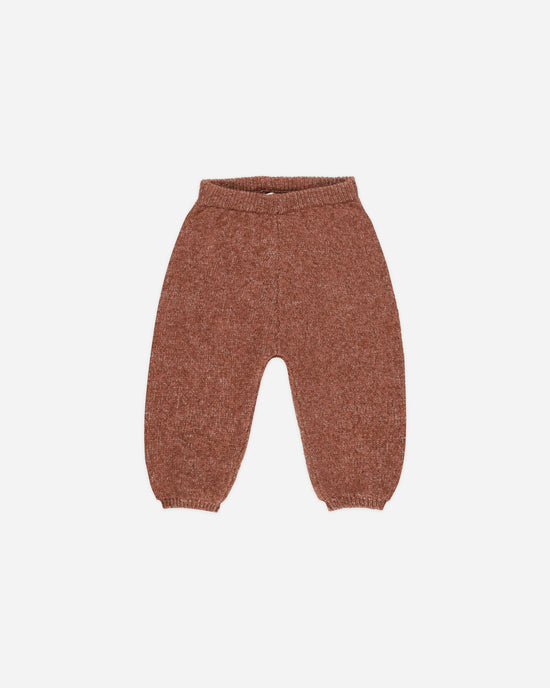 Knit Pant || Heathered Brick by Rylee + Cru