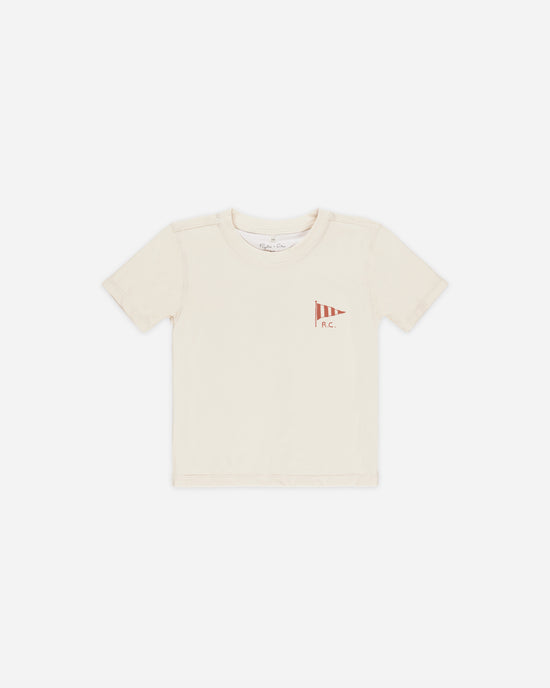 Short Sleeve Rashguard || Natural by Rylee + Cru