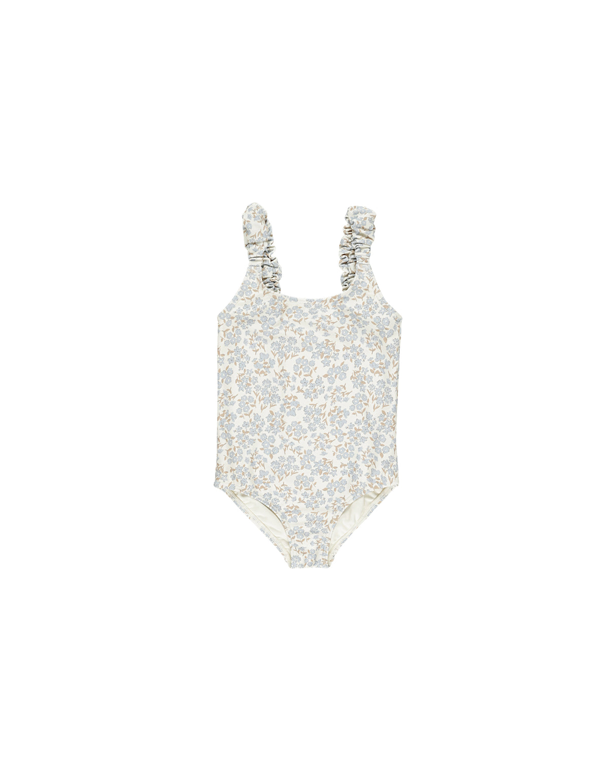 Scrunch One-Piece || Blue Ditsy by Rylee + Cru