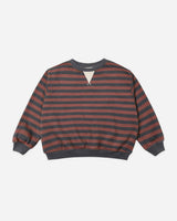 Oversized Crew || Mulberry Stripe by Rylee + Cru