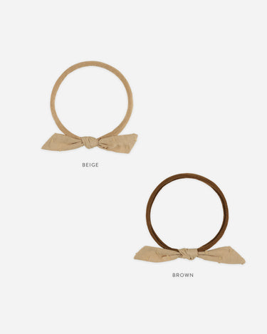Little Knot Headband || Gold Beige by Rylee + Cru