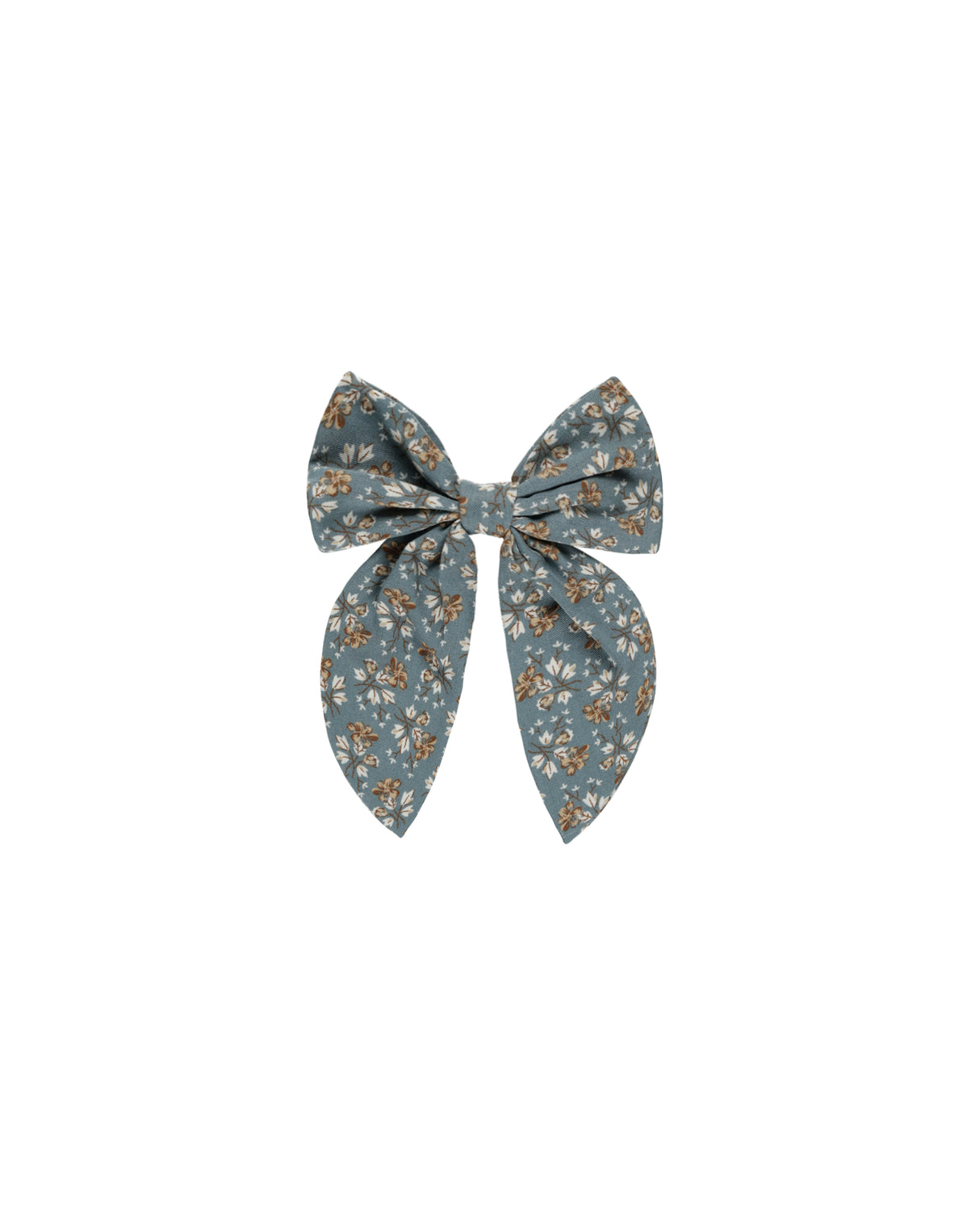Oversized Bow || Blue Floral by Rylee + Cru