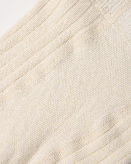 Ribbed Tights || Natural by Rylee + Cru