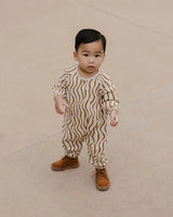 Henley Bubble Jumpsuit || Wavy by Rylee + Cru