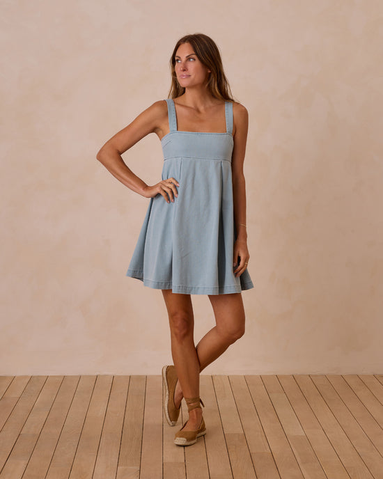 Denim Mini Dress || Ocean by Rylee + Cru