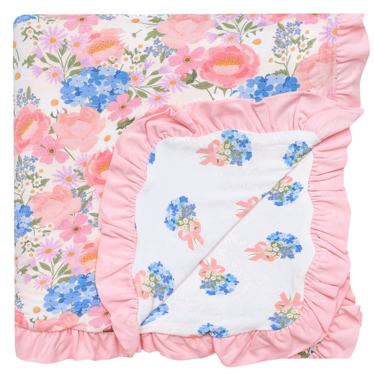 Bamboo Ruffled Three-Layer Quilt- Penelope by Copper Pearl
