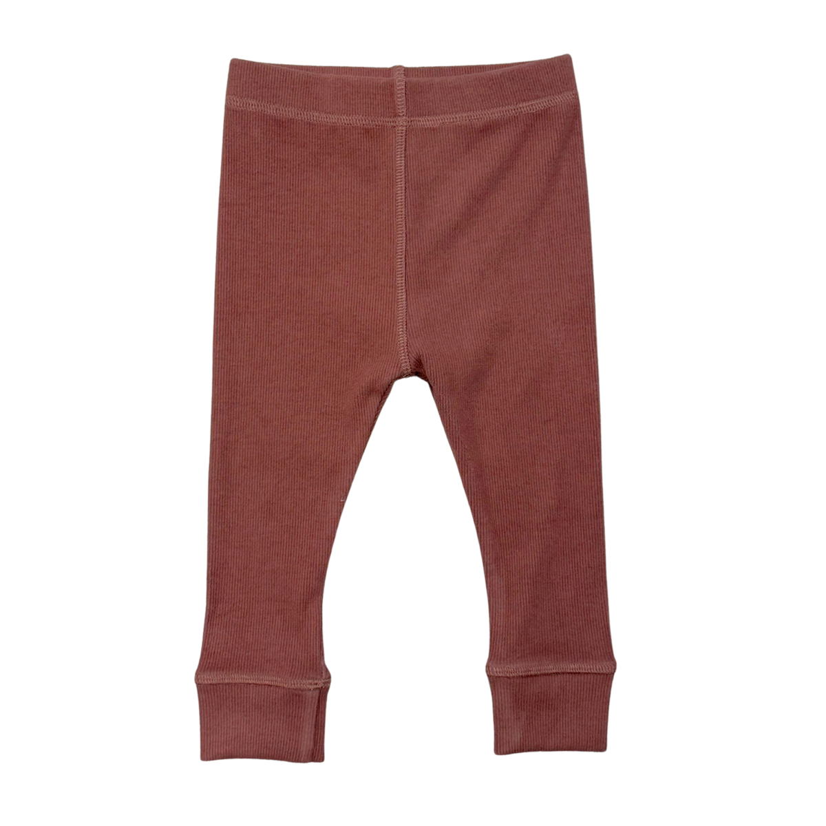 Ribbed Leggings- Maroon by Babysprouts