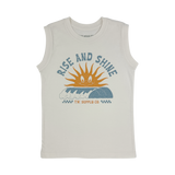 Rise and Shine Muscle Tank by Tiny Whales
