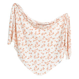 Knit Swaddle Blanket in Rue by Copper Pearl