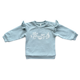 Ruffle Sweatshirt- Nature Girl by babysprouts
