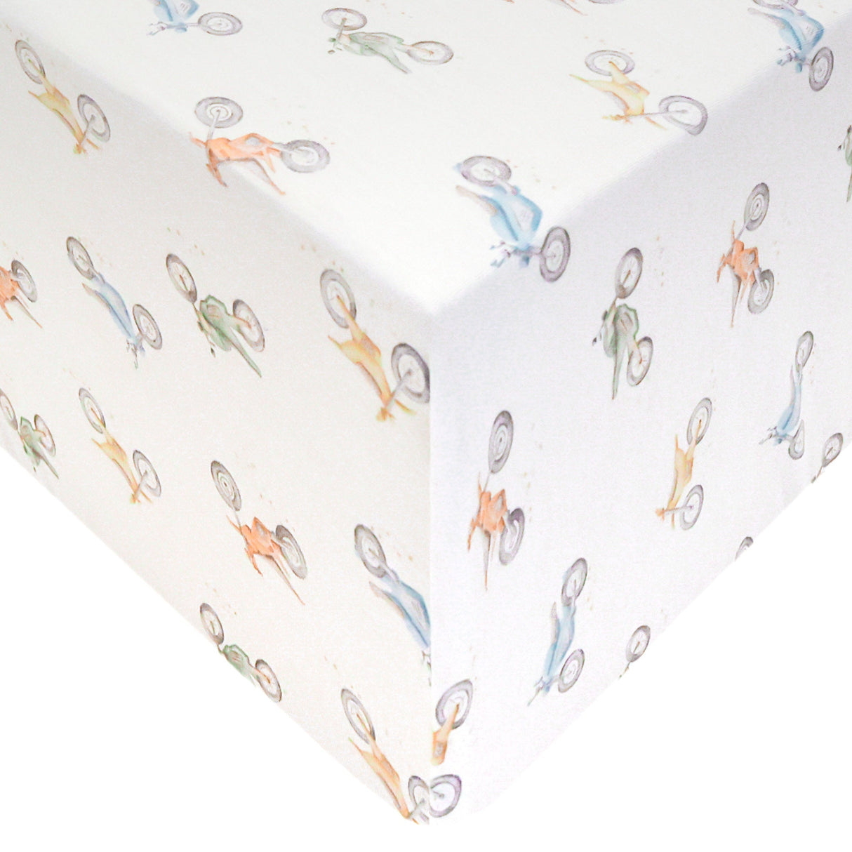 Premium Knit Fitted Crib Sheet in Ryder by Copper Pearl