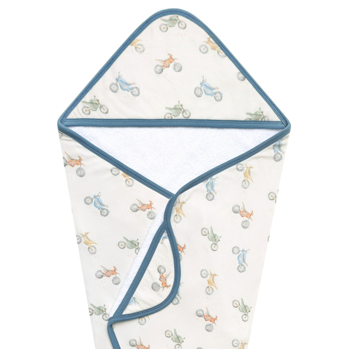 Premium Baby Knit Hooded Towel in Ryder by Copper Pearl