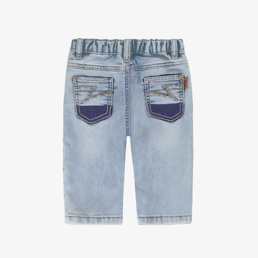 Light blue jeans with contrasting pockets by Sourismini