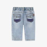 Light blue jeans with contrasting pockets by Sourismini