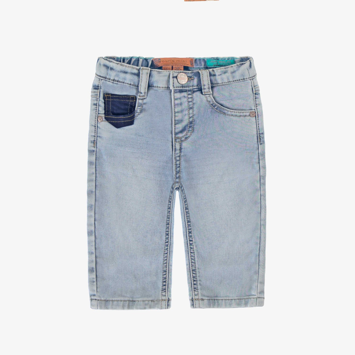 Light blue jeans with contrasting pockets by Sourismini