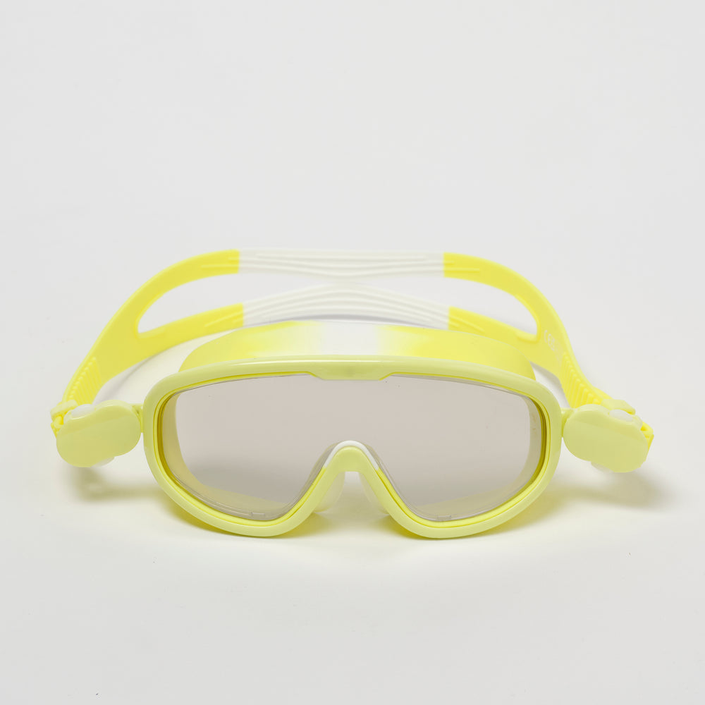 Kids Swim Mask- Salty the Shark Neon Yellow by Sunnylife