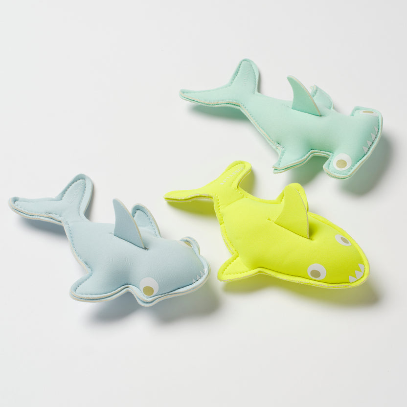 Dive Buddies- Salty the Shark Aqua Neon Yellow by Sunnylife