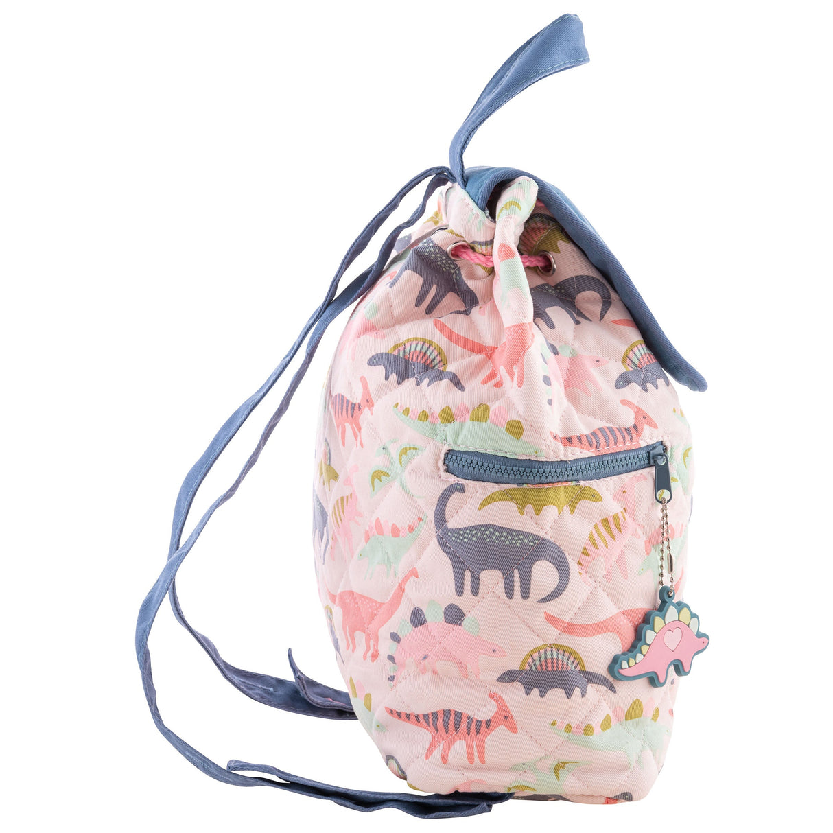Quilted Backpack - Pink Dino by Stephen Joseph