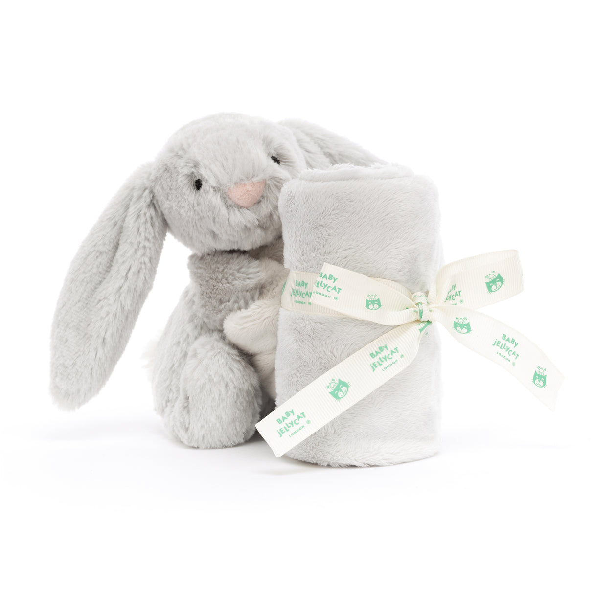 Bashful Grey Bunny Soother by Jellycat