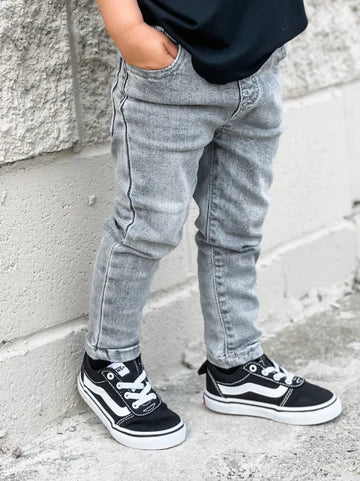 Grey Wash Denim by Little Bipsy