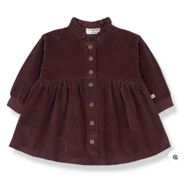 nathalie dress- melanzana by 1+ in the family