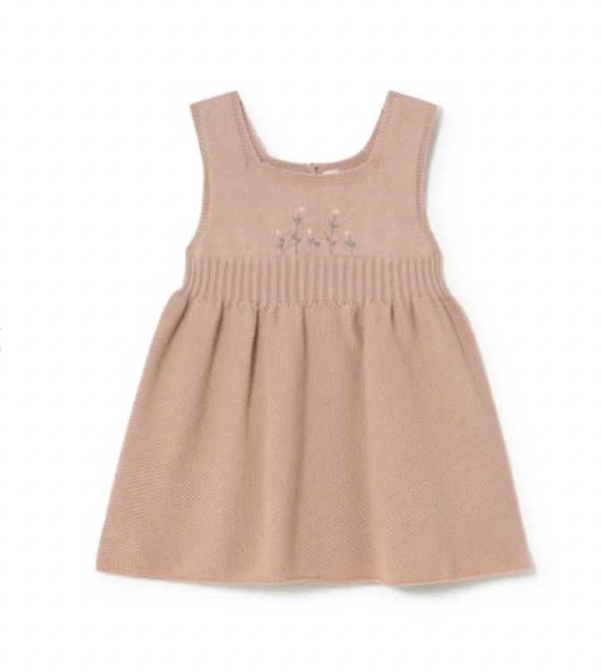 Embroidered Knit Dress- Candy by Li + Me