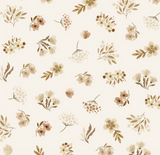 Minky Stretch Receiving Blanket- Florals by Saranoni