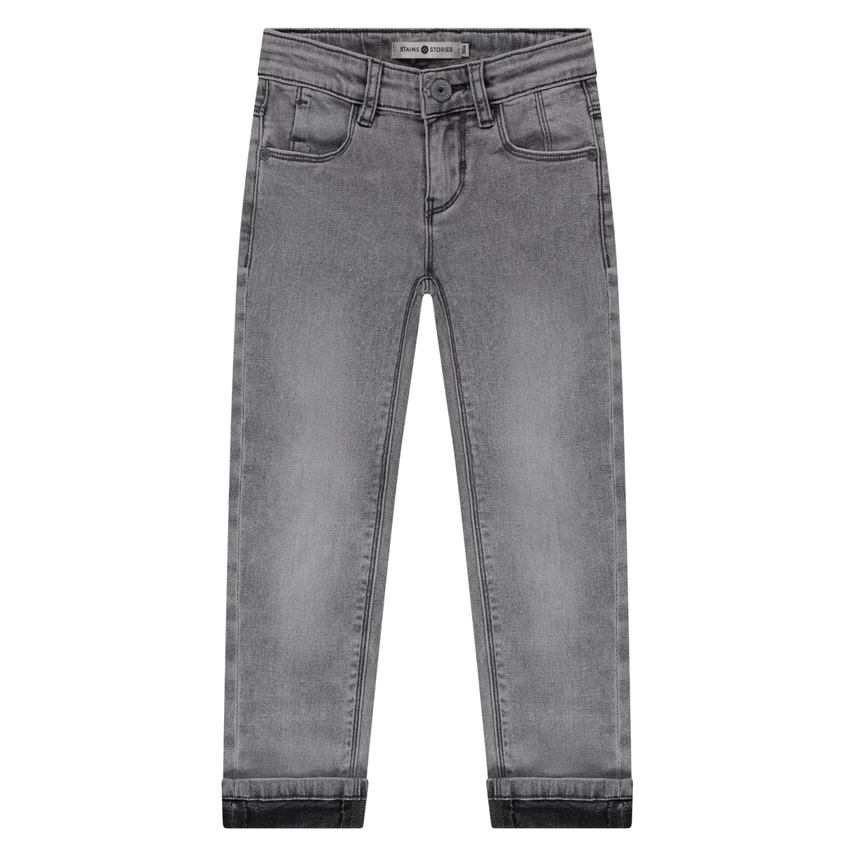 Boys Denim- Mid Grey Denim by Stains + Stories