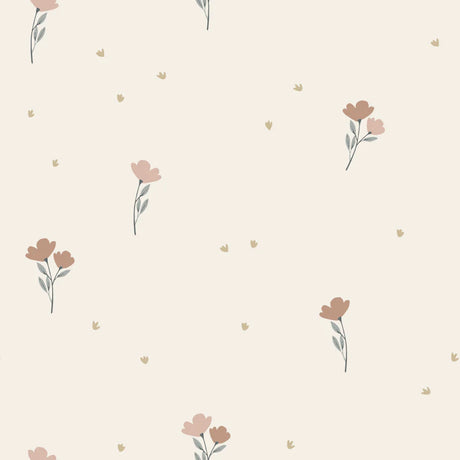 Minky Stretch Swaddle/Blanket- Floral by Saranoni