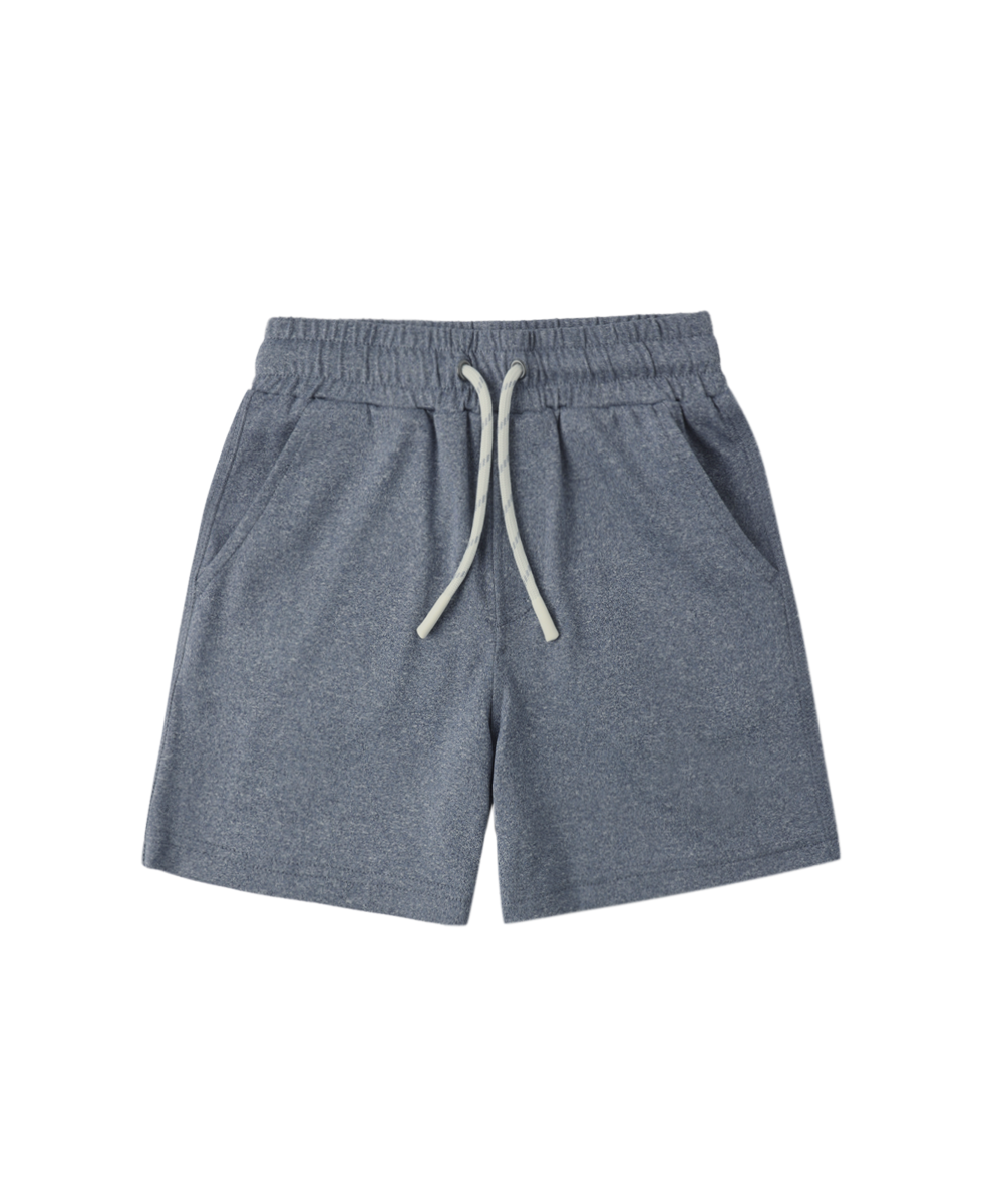 Oceanside Tech Short || Heathered Marine by Rylee + Cru