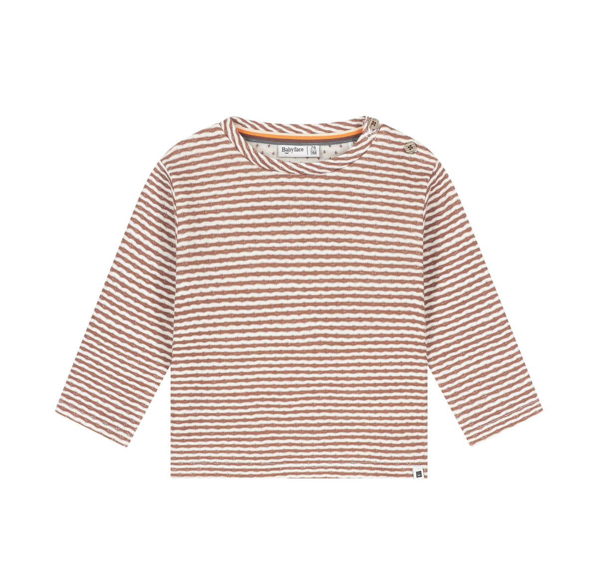Long Sleeve Tee- Chocolate by Babyface