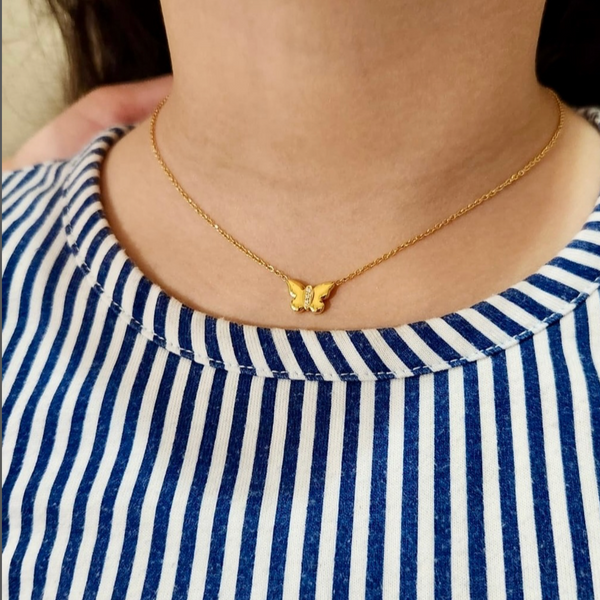 Mama & Me Butterfly Necklace Set by Helmsie