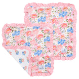 Bamboo Ruffled Three-Layer Lovey Set- Penelope by Copper Pearl