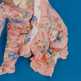 Bamboo Ruffled Three-Layer Lovey Set- Penelope by Copper Pearl