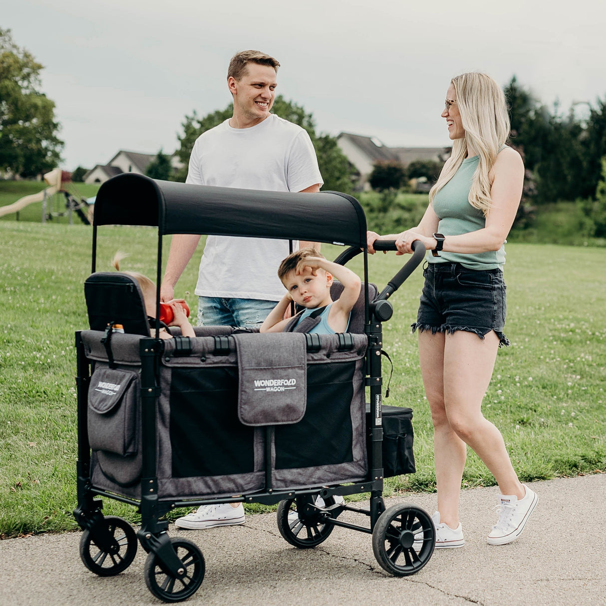 Wonderfold W2 Elite Pro Double Stroller Wagon (2 Seater)