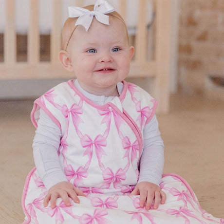 1.5 TOG Bamboo Sleep Bag- Bow My Gosh by Copper Pearl