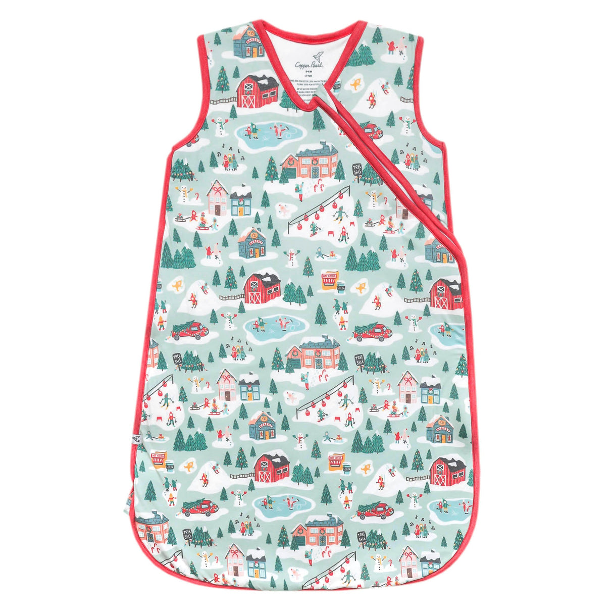 1.7 TOG Sleep Bag- Snowy Slopes by Copper Pearl