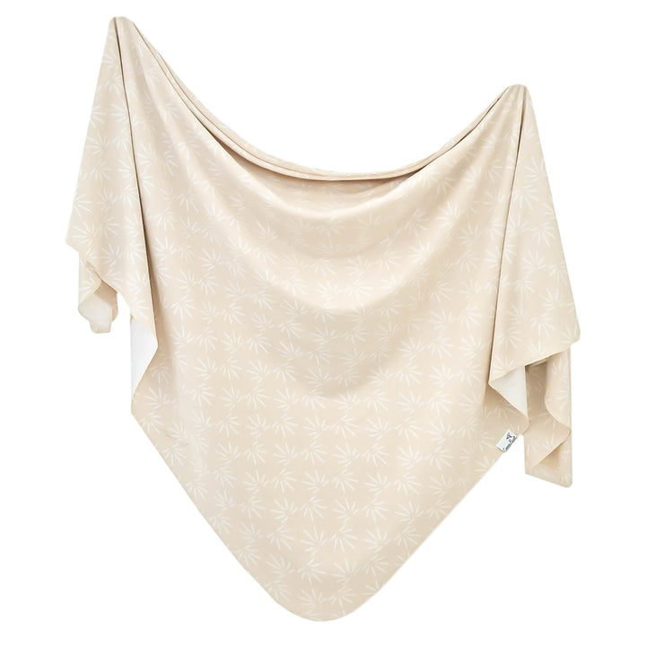 Knit Swaddle Blanket in Sol by Copper Pearl