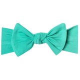 Knit Headband Bow in Spout by Copper Pearl