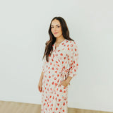 Women's Everyday Robe - Strawberry by Copper Pearl