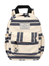 Kids Backpack (Navy Striped Canvas) by Binky Bro