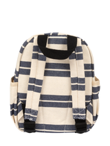 Kids Backpack (Navy Striped Canvas) by Binky Bro