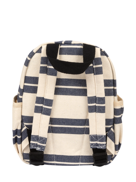 Kids Backpack (Navy Striped Canvas) by Binky Bro