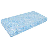 Premium Knit Diaper Changing Pad Cover - Surf by Copper Pearl
