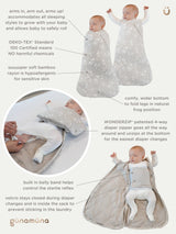 Swaddle Sleep Sack - Dream / 1.0 TOG by Gunamuna