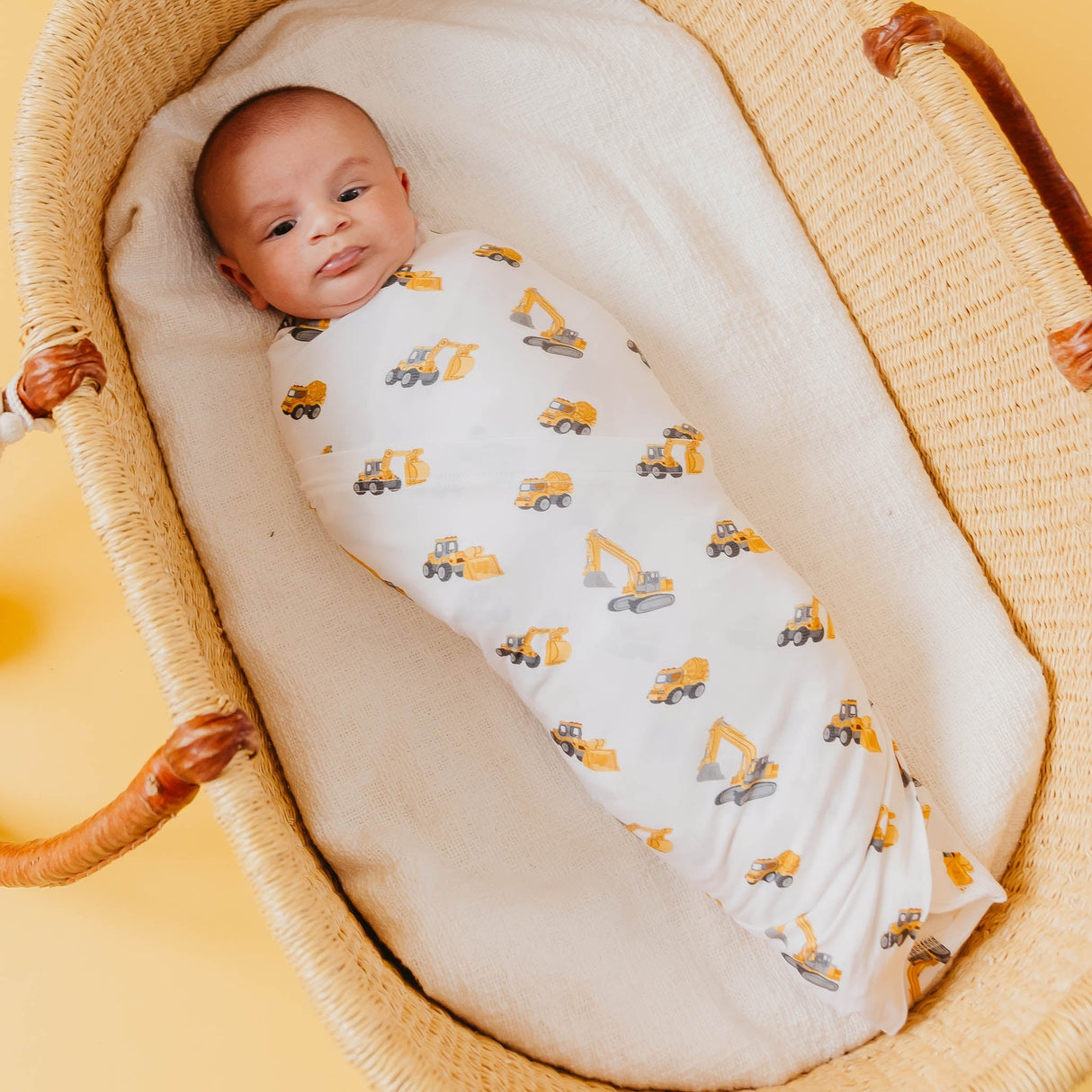 Bamboo Swaddle- Dozer by Copper Pearl