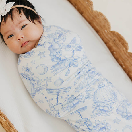 Bamboo Swaddle- Vintage Carnival by Copper Pearl