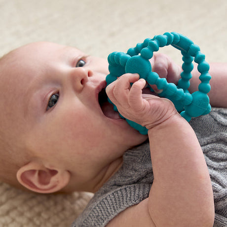 Bitzy Ball™ Flexible Teether- Teal by Itzy Ritzy