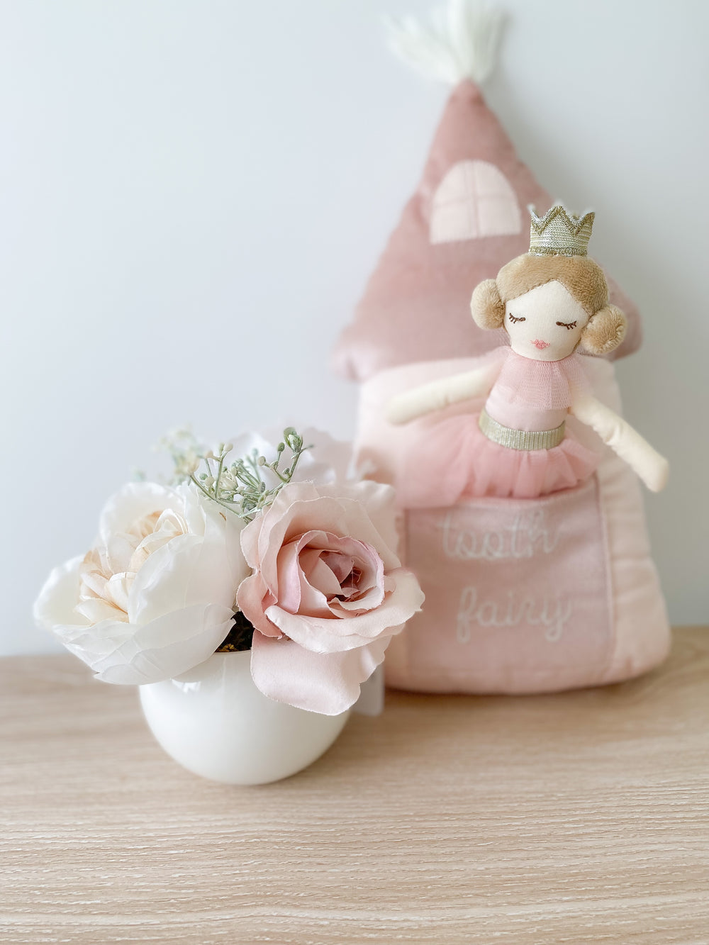 Princess Castle Tooth Fairy Pillow Set by Mon Ami